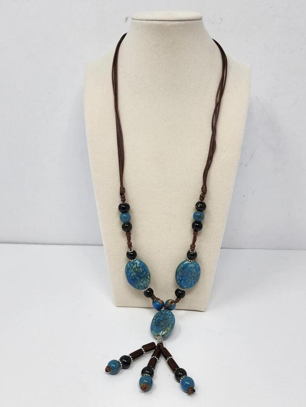 Ocean Breeze Boho Statement Necklace View 2